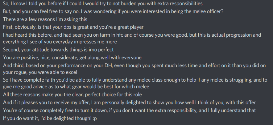 9-23-16 Asking Judy to be Melee Officer - Zoomed In