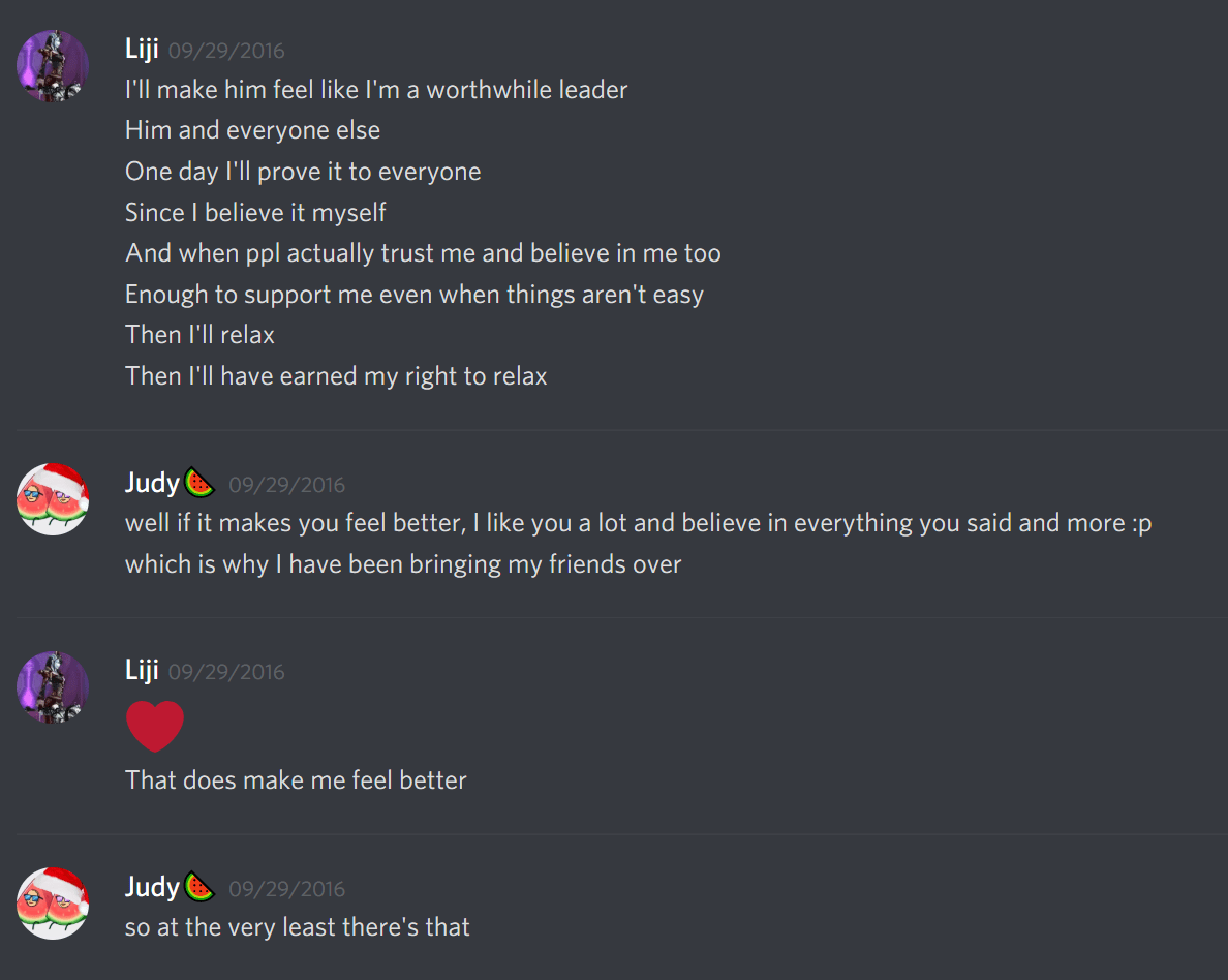 9-29-16 Explaining how I need to earn people's trust and respect 4